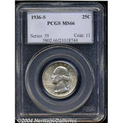 1936-S[25C] MS66 PCGS.