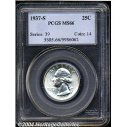 1937-S[25C] MS66 PCGS.