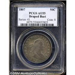 1807[50C] Draped Bust AU55 PCGS.