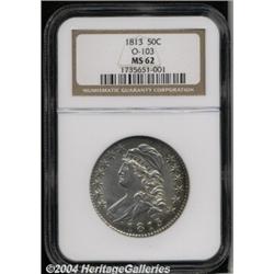 1813[50C] MS62 NGC.