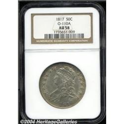1817[50C] AU58 NGC.
