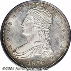 1836[50C] Reeded Edge MS65 PCGS.