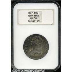 1837[50C] AU50 NGC.