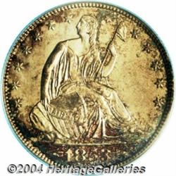 1853[50C] Arrows and Rays MS64 PCGS.