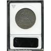 Image 2 : 1861[50C] Confederate States of America Token--Damaged--ANACS. AU Details, Net XF40.
