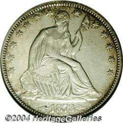 1873-CC[50C] Arrows AU55 ANACS.