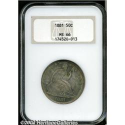 1881[50C] MS66 NGC.
