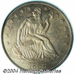 1858[50C] PR64 PCGS.