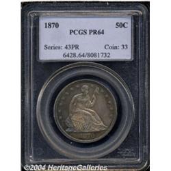 1870[50C] PR64 PCGS.