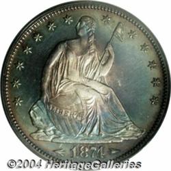 1874[50C] Arrows PR64 PCGS.