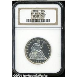 1882[50C] PR64 Cameo NGC.