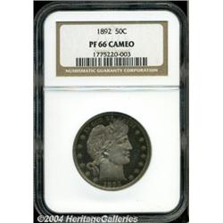 1892[50C] PR66 Cameo NGC.