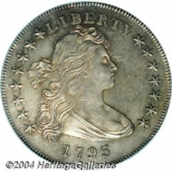 1795[S$1] Draped Bust, Off Center MS62 PCGS.