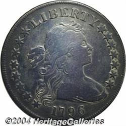 1796[S$1] Large Date, Small Letters Fine 15 Fields Tooled, Retoned Uncertified.