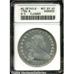 1796[S$1] Large Date, Small Letters--Cleaned--ANACS. AU Details, Net XF40.