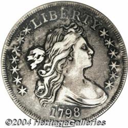 1798[S$1] Small Eagle, 13 Stars XF40 ANACS.