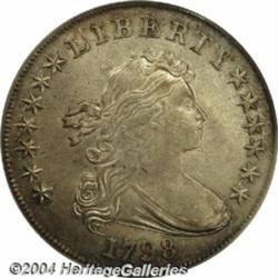 1798[S$1] Large Eagle AU58 PCGS.