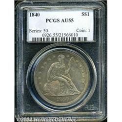 1840[S$1] AU55 PCGS.