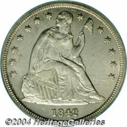 1842[S$1] MS61 PCGS.