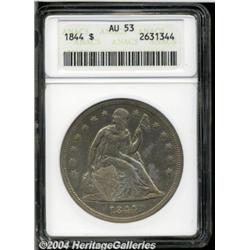 1844[S$1] AU53 ANACS.