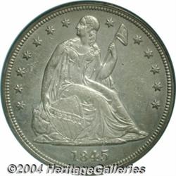 1845[S$1] AU58 PCGS.