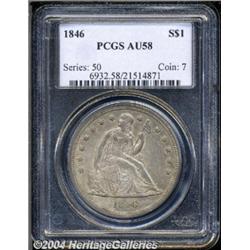1846[S$1] AU58 PCGS.