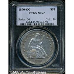 1870-CC[S$1] XF45 PCGS.