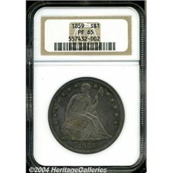 1859[S$1] PR65 NGC.