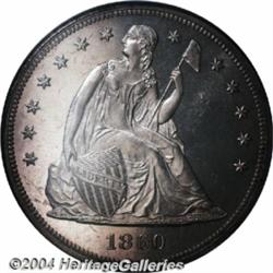 1860[S$1] PR65 Cameo PCGS.