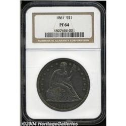 1861[S$1] PR64 NGC.