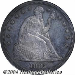 1865[S$1] PR64 PCGS.