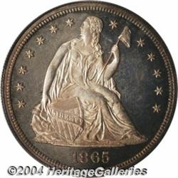 1865[S$1] PR64 Cameo PCGS.
