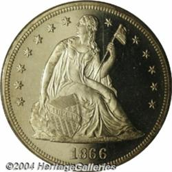 1866[S$1] Motto PR66 Cameo PCGS.