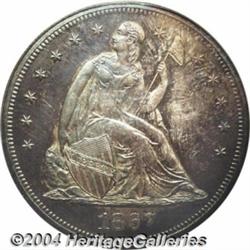 1867[S$1] PR65 PCGS.