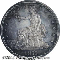 1875[T$1] MS64 PCGS.