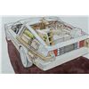 Image 2 : BACK TO THE FUTURE (1985) - Ron Cobb Hand-Drawn DeLorean Coloured Exterior Artwork