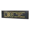 Image 3 : BATMAN RETURNS (1992) - National Bank of Gotham' Painted Gotham City Bus Bench Back