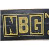 Image 4 : BATMAN RETURNS (1992) - National Bank of Gotham' Painted Gotham City Bus Bench Back