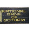 Image 5 : BATMAN RETURNS (1992) - National Bank of Gotham' Painted Gotham City Bus Bench Back