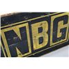 Image 6 : BATMAN RETURNS (1992) - National Bank of Gotham' Painted Gotham City Bus Bench Back