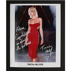 BATTLESTAR GALACTICA (TV MINISERIES 2003) - Number Six's (Tricia Helfer) Red  Dress