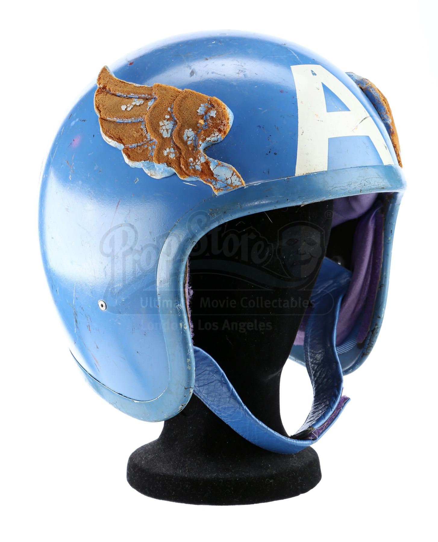 1980 captain america motorcycle helmet Daytona Retro Full Face Helmet: Vintage Style - Stealth The Daytona Retro Captain America Stealth helmet is a full Capcycle (Holcomb series) | Marvel