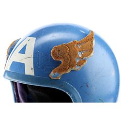 captain america 1979 motorcycle helmet CAPTAIN AMERICA II: DEATH TOO SOON (1979)
