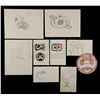 Image 1 : CONAN THE BARBARIAN (1982) - Ron Cobb Hand-Drawn Set Emblem, Amulet and Giant Snake Designs