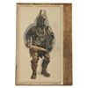Image 2 : CONAN THE BARBARIAN (1982) - Ron Cobb Hand-Drawn Raider Commander Artwork