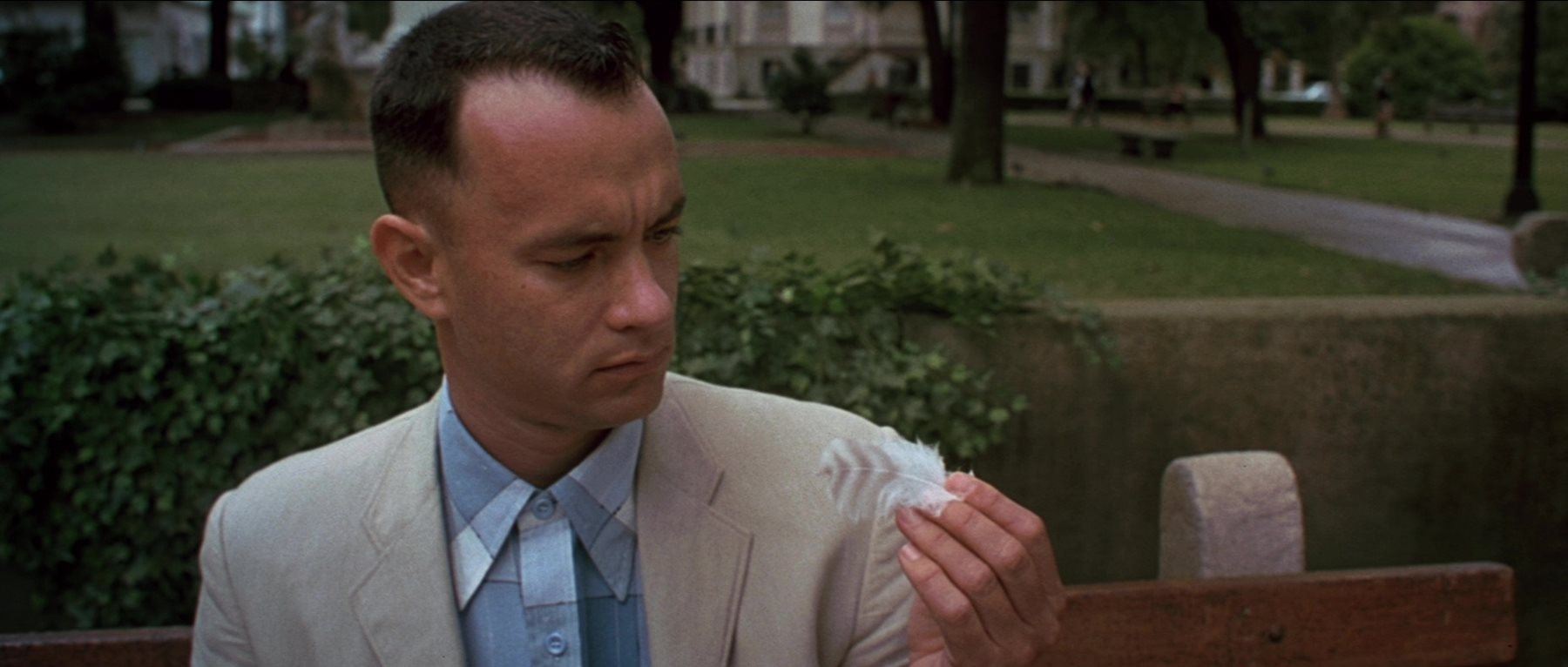 FORREST GUMP (1994) Forrest Gump's (Tom Hanks) Feather and Pair of