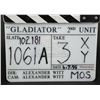 Image 4 : GLADIATOR (2000) - 2nd Unit Clapperboard