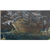 Image 5 : THE GOONIES (1985) - Dave Carson Hand-Drawn One-Eyed Willy’s Ship Pastel Concept Artwork