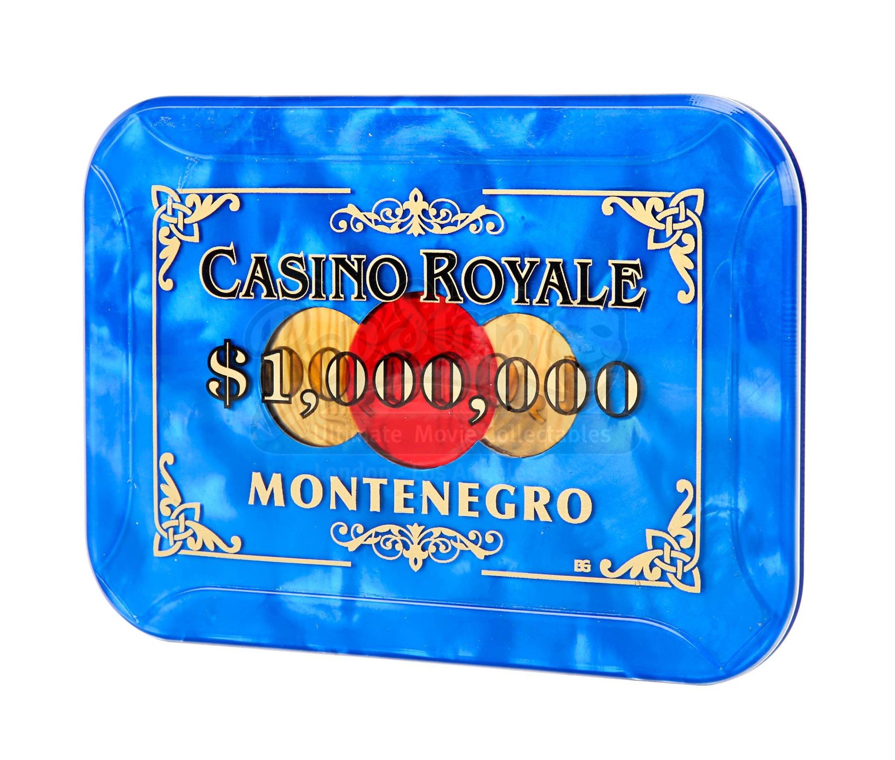 JAMES BOND CASINO ROYALE (2006) 1,000,000 Montenegro Casino Royale Chip