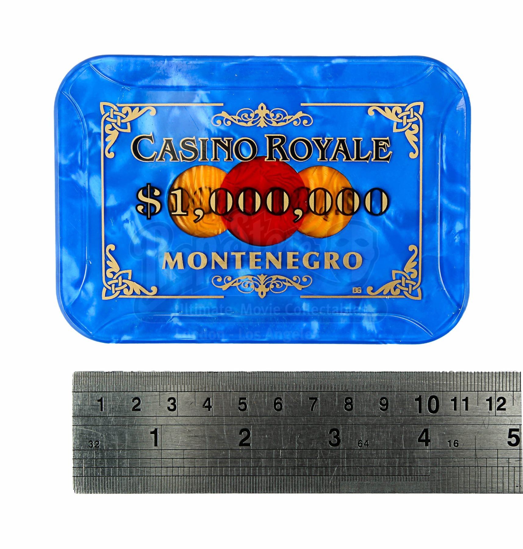 JAMES BOND CASINO ROYALE (2006) 1,000,000 Montenegro Casino Royale Chip